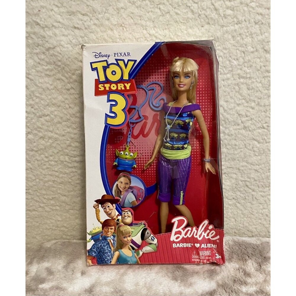 2009 Toy Story 3 Barbie Loves Aliens Box Damaged
